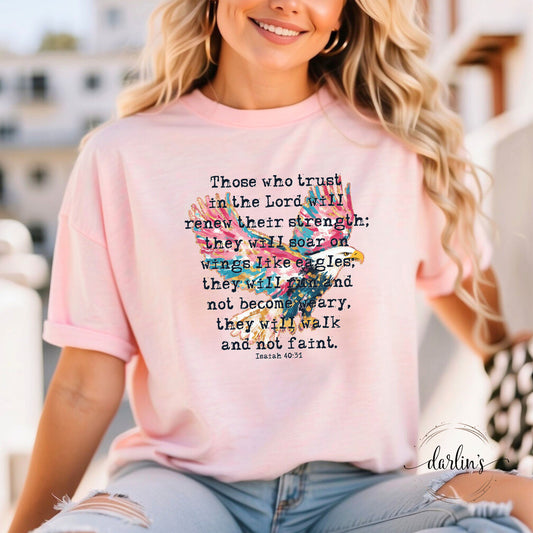 Those That Trust In The Lord Isaiah 4031 Shirt
