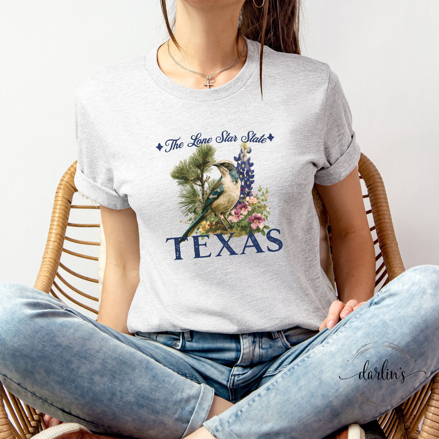 Vintage States Texas Shirt - All 50 States Available