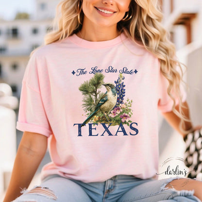 Vintage States Texas Shirt - All 50 States Available