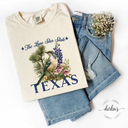 Vintage States Texas Shirt - All 50 States Available
