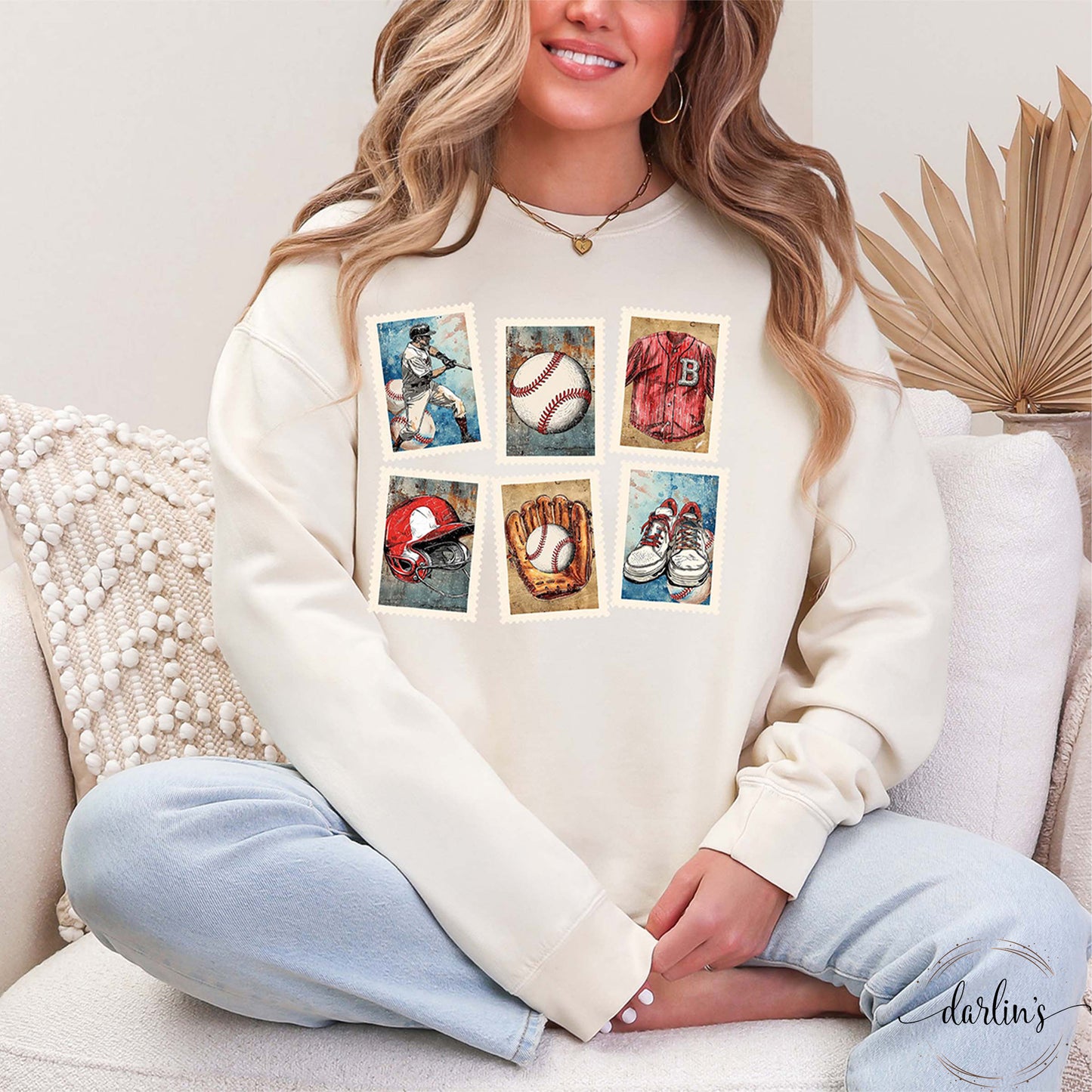 Vintage Baseball Stamps Shirt