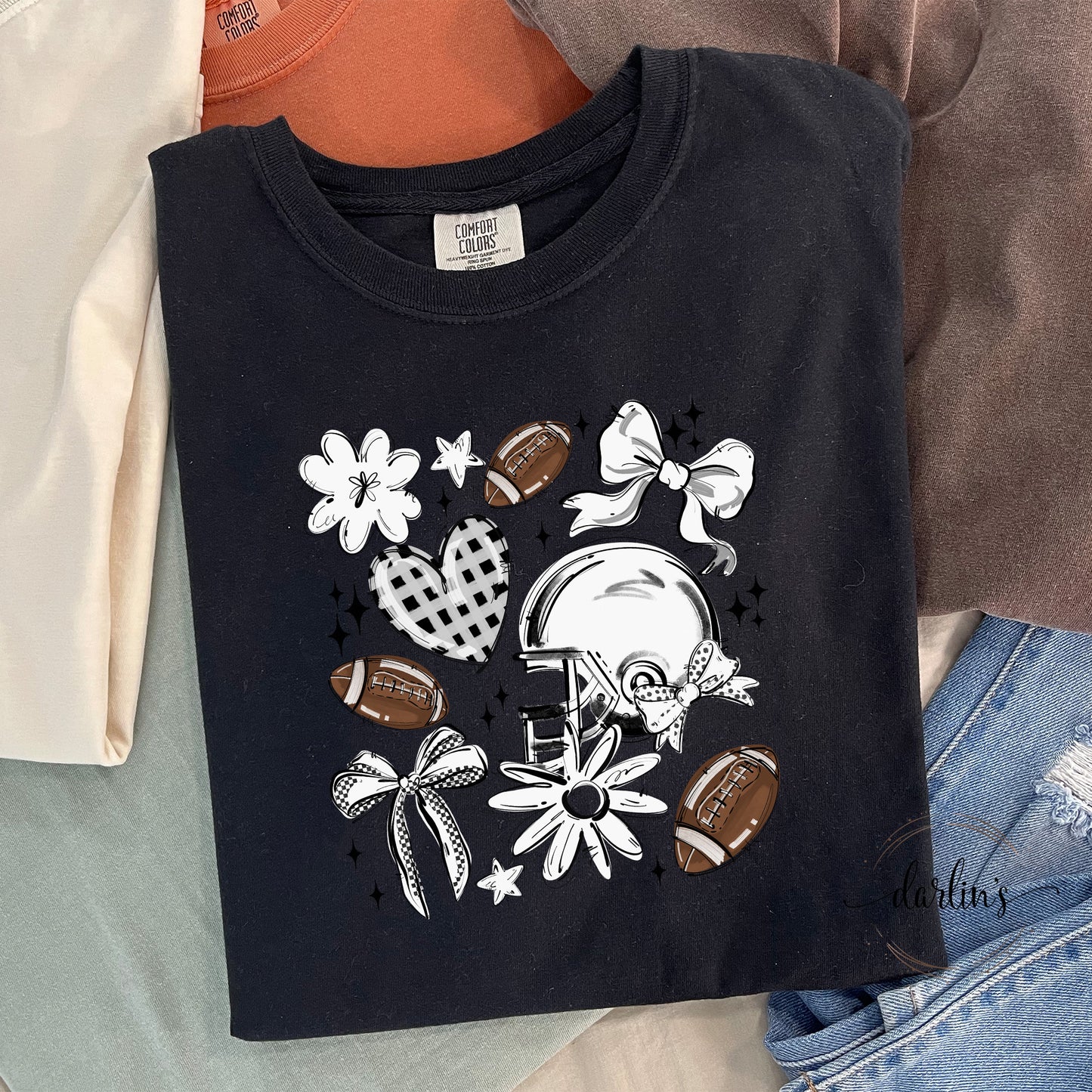 Play Ball Football Collage - Customizable