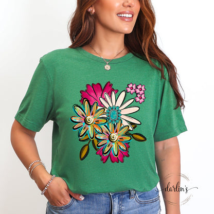 Wild Faith Flowers Shirt
