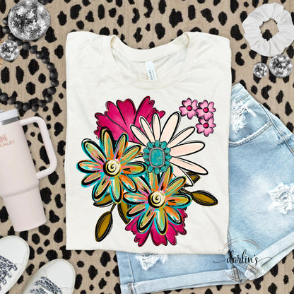 Wild Faith Flowers Shirt