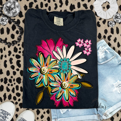 Wild Faith Flowers Shirt