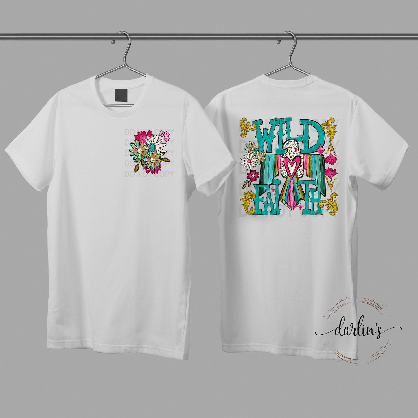 Wild Faith With Pocket Design Shirt