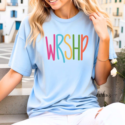 Wrshp Bright Lettering Shirt