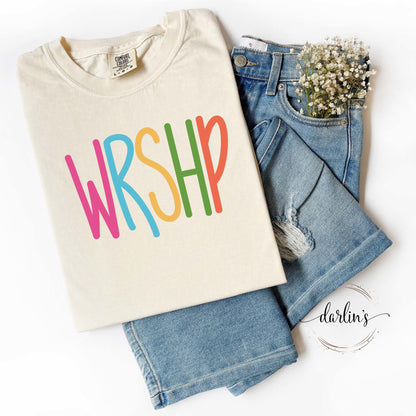 Wrshp Bright Lettering Shirt