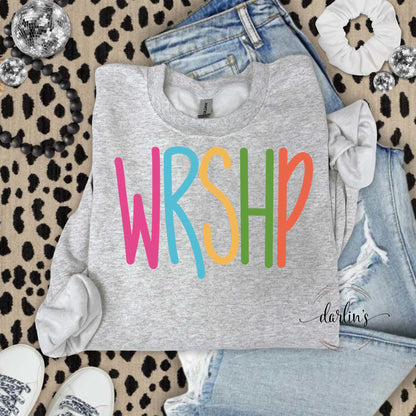 Wrshp Bright Lettering Shirt