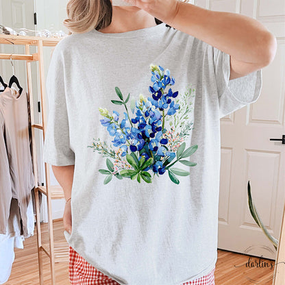 Watercolor Bluebonnets Shirt
