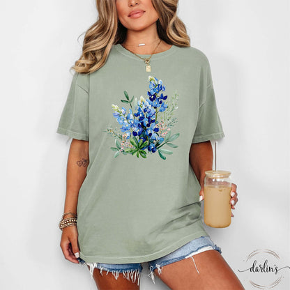 Watercolor Bluebonnets Shirt
