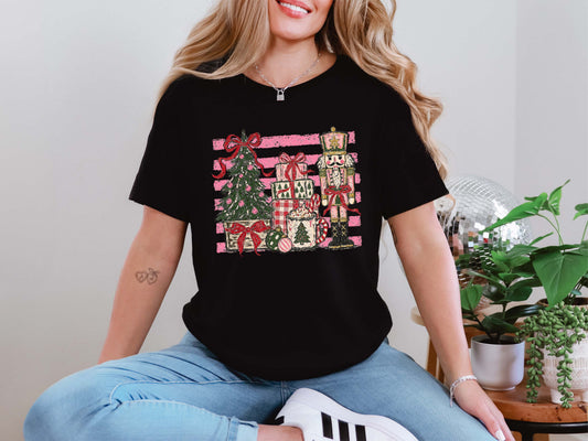 Christmas Tree Gifts Nutcracker Shirt