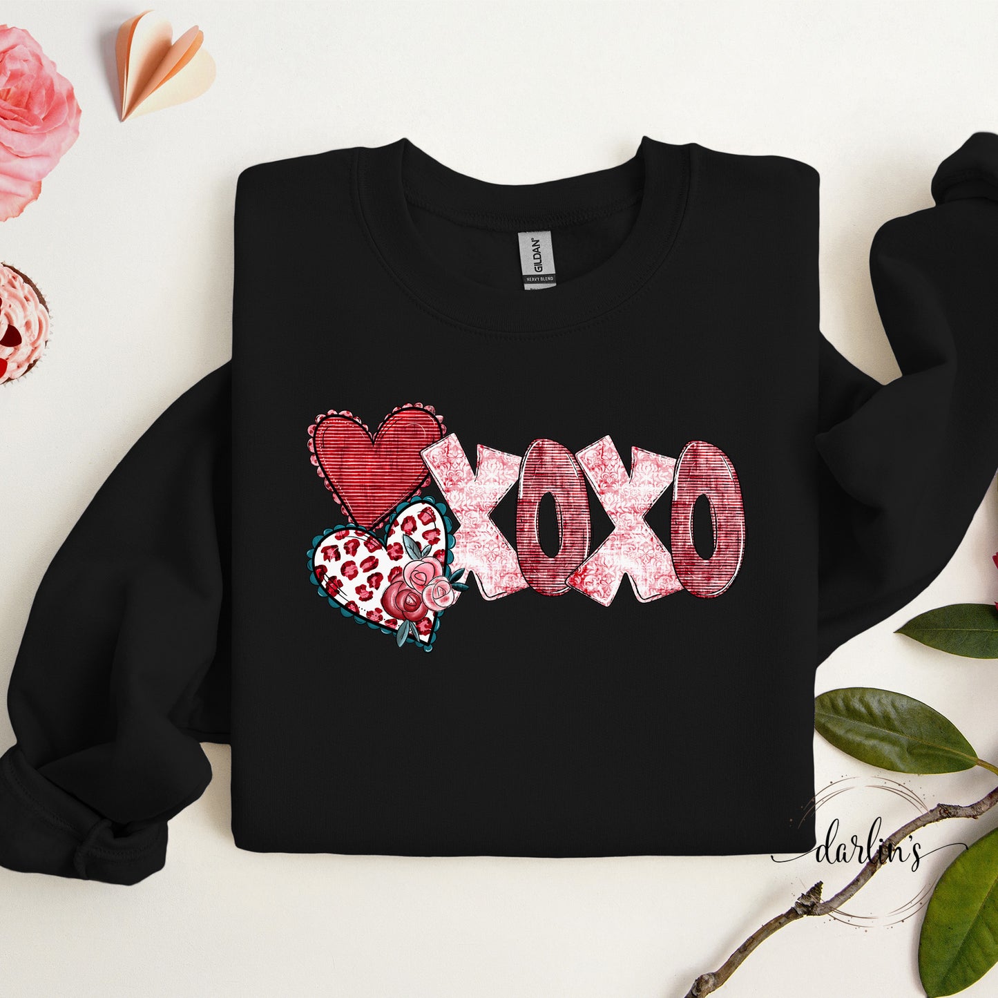 XOXO Stacked Hearts Shirt