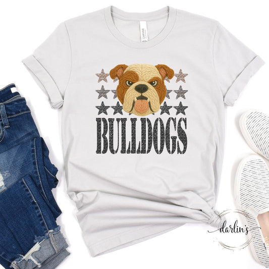 Yarn Mascots Bulldogs Shirt