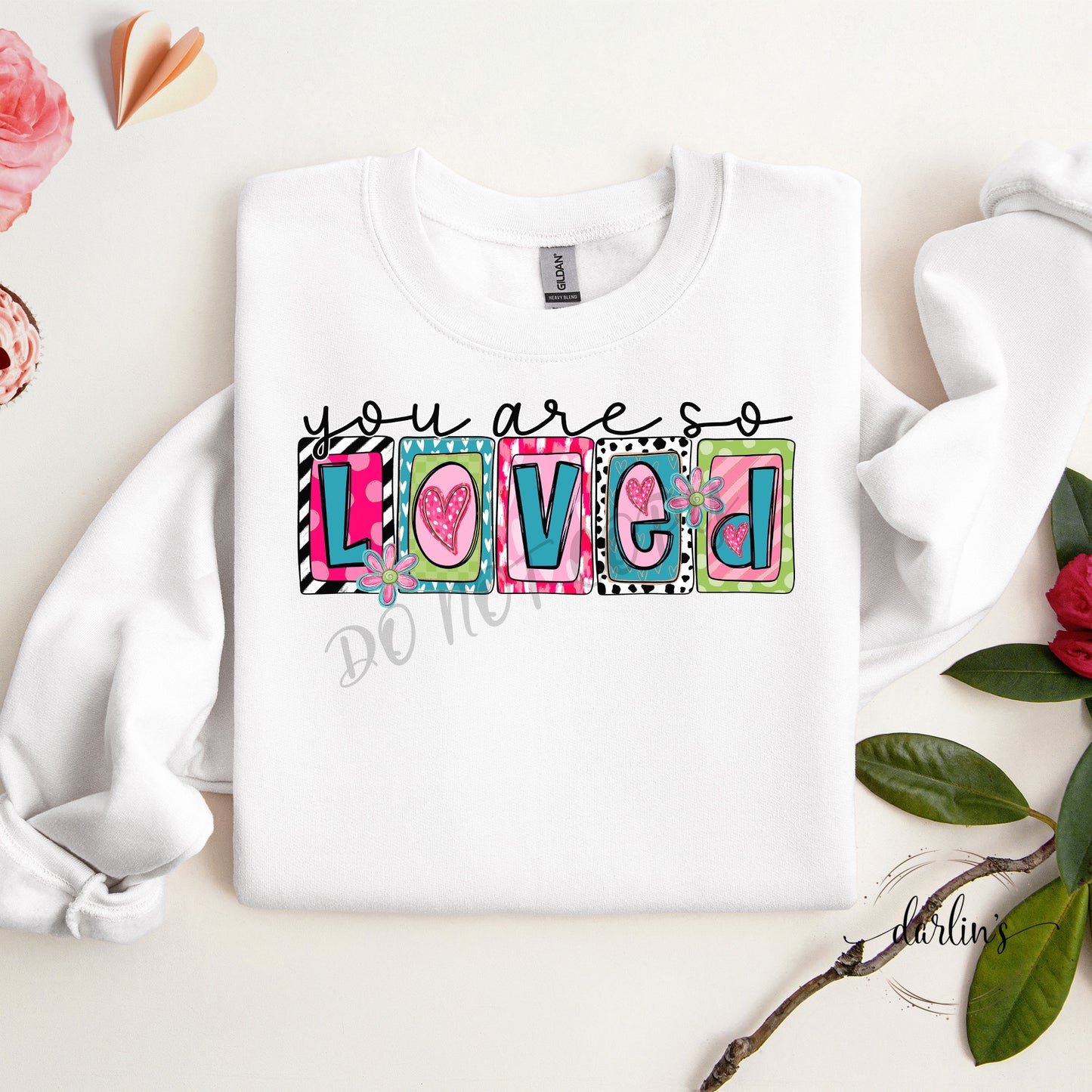 You Are So Loved Boxed Letters Shirt