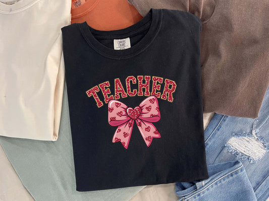 Coquette Teacher Shirt