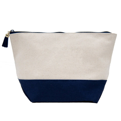 Canvas Cosmetic Pouch - Monogrammed