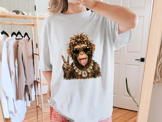 Glam Funny Monkey Shirt