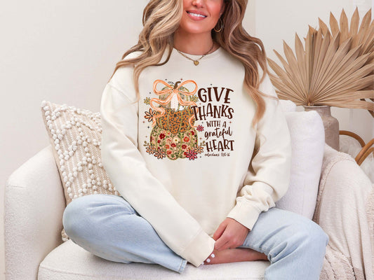Give Thanks With A Grateful Heart Shirt