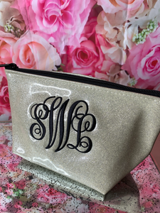 Ellie Glitter Cosmetic Bag