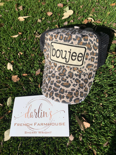 Boujee Leopard Hat