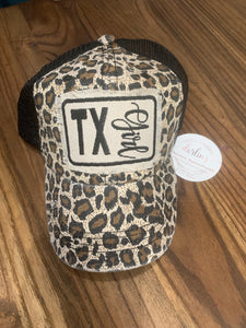 TX Girl Leopard Hat