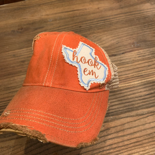 Hook em Texas Longhorn Hat
