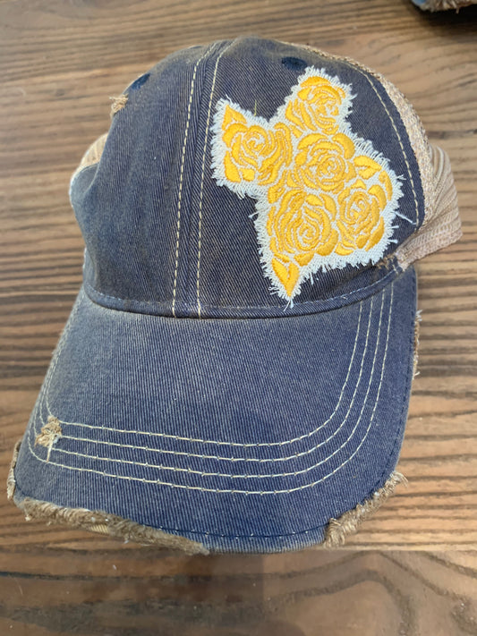 Yellow Rose on Texas Hat